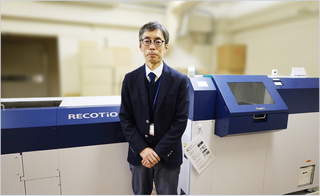 レコティオ前の福井様